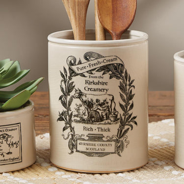 Ironstone Crock - Creamery Park Designs - The Fox Decor